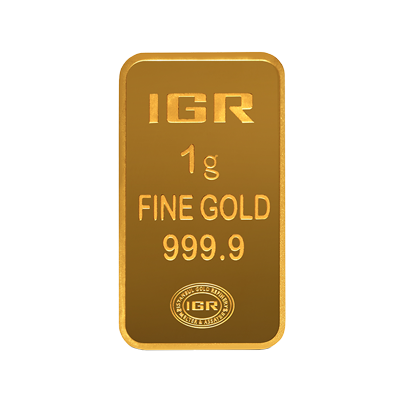 A picture of a Lingot d’or de 1 g de la Istanbul Gold Refinery (avec certificat de titrage)
